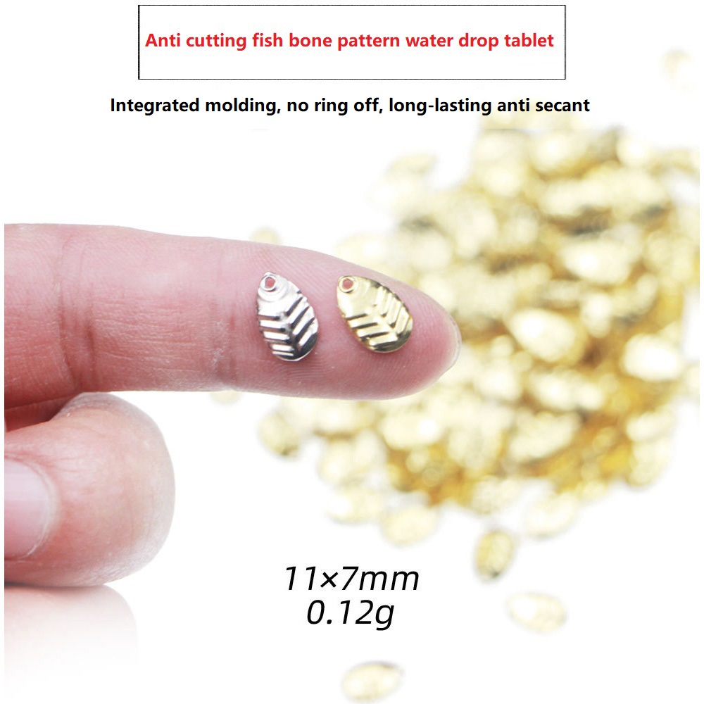 50 unids/lote DIY Spinner de p - Baitcasting Reel reseña y precio