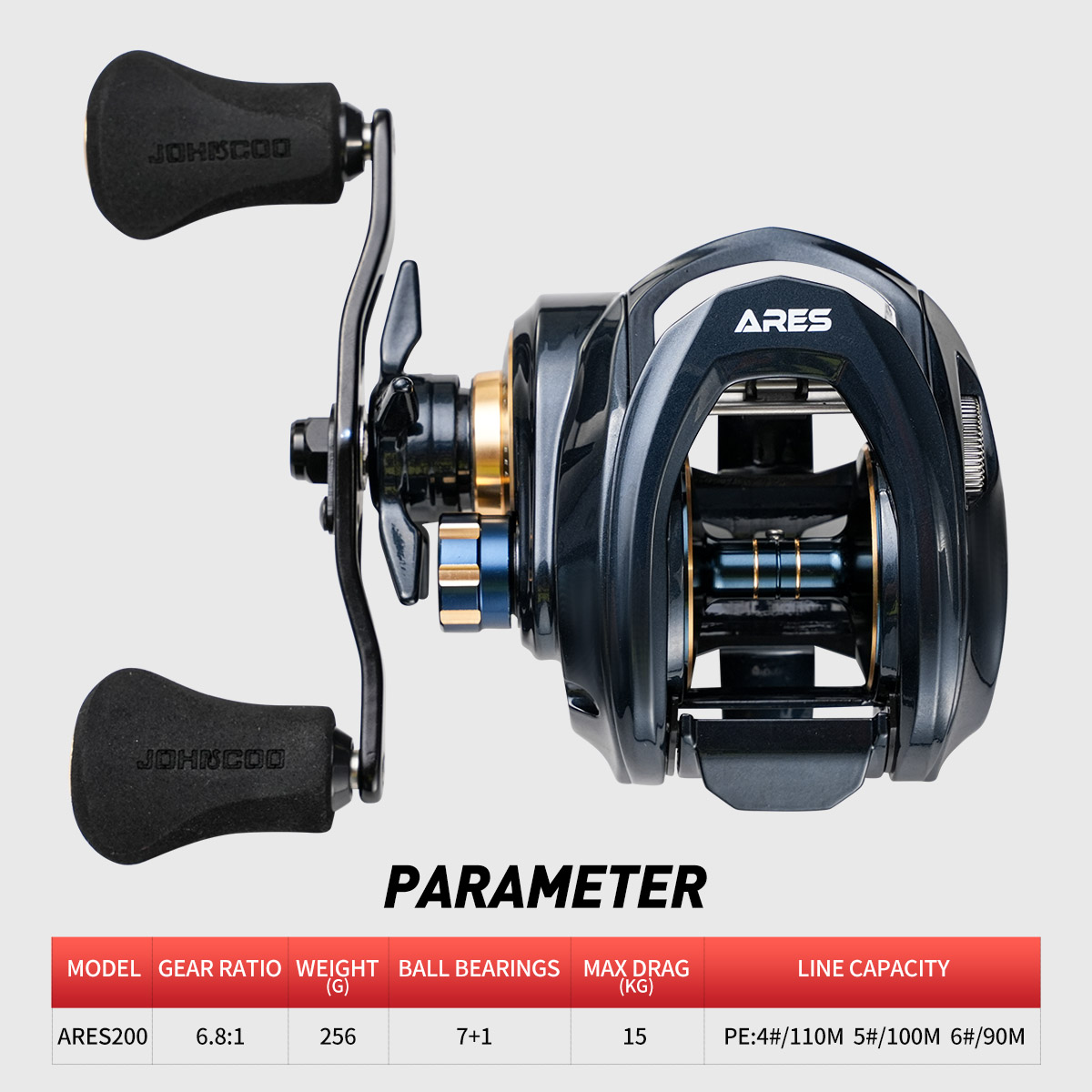 Carrete de Baitcasting cuerpo  - Abu Garcia Reel Max reseña y precio