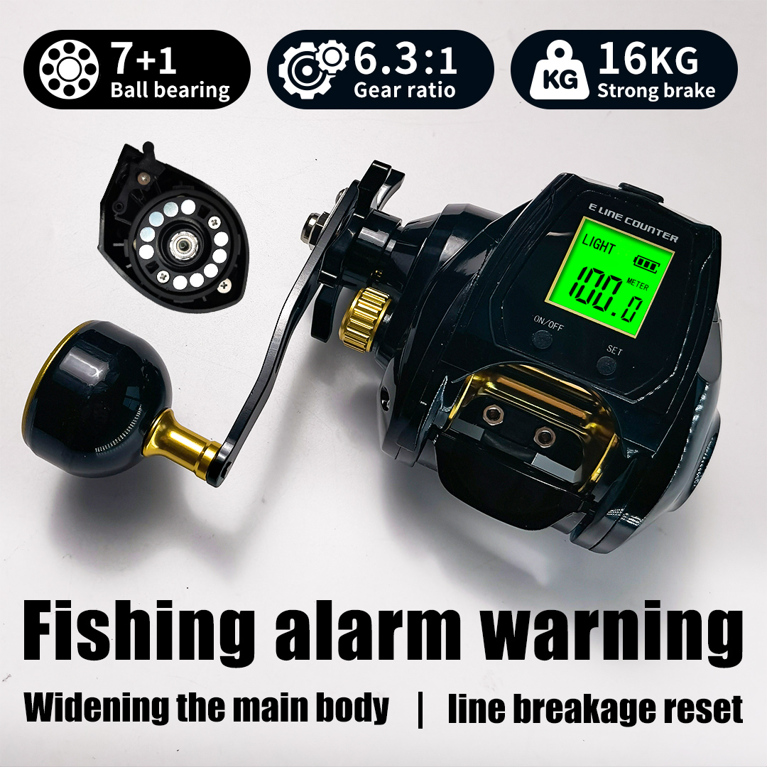 Carrete de pesca con pantalla  - Trolling Reel reseña y precio